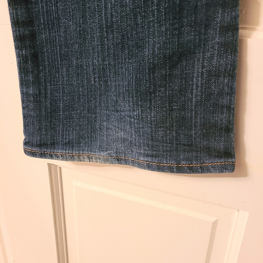 Old Navy "The Diva" Blue Denim Bootcut Leg Jeans Size 14 Long - Picture 5 of 6